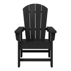 WestinTrends Malibu Kids 5-Piece HDPE Outdoor Square Patio Dining Table and Chairs Set