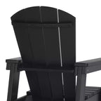 WestinTrends Malibu Kids 5-Piece HDPE Outdoor Square Patio Dining Table and Chairs Set