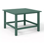 WestinTrends Malibu Kids 5-Piece HDPE Outdoor Square Patio Dining Table and Chairs Set