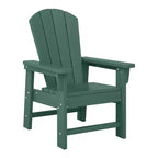 WestinTrends Malibu Kids 5-Piece HDPE Outdoor Square Patio Dining Table and Chairs Set