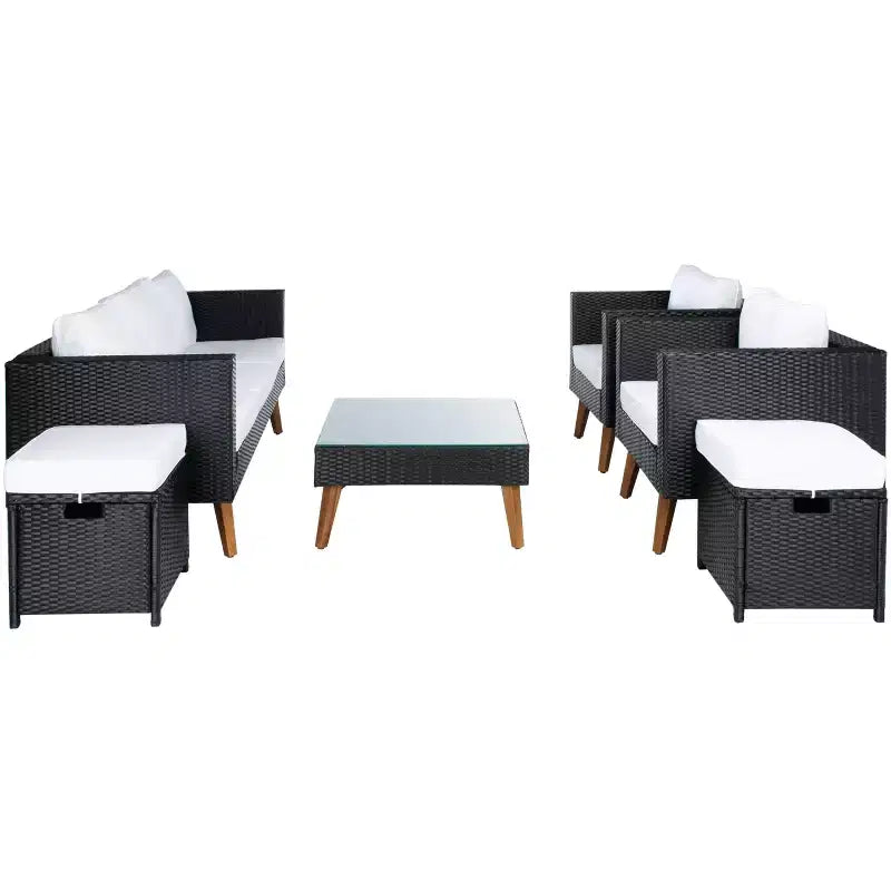 Presla 6 Piece Living Set - Indoor/Outdoor - PAT7715 - Safavieh