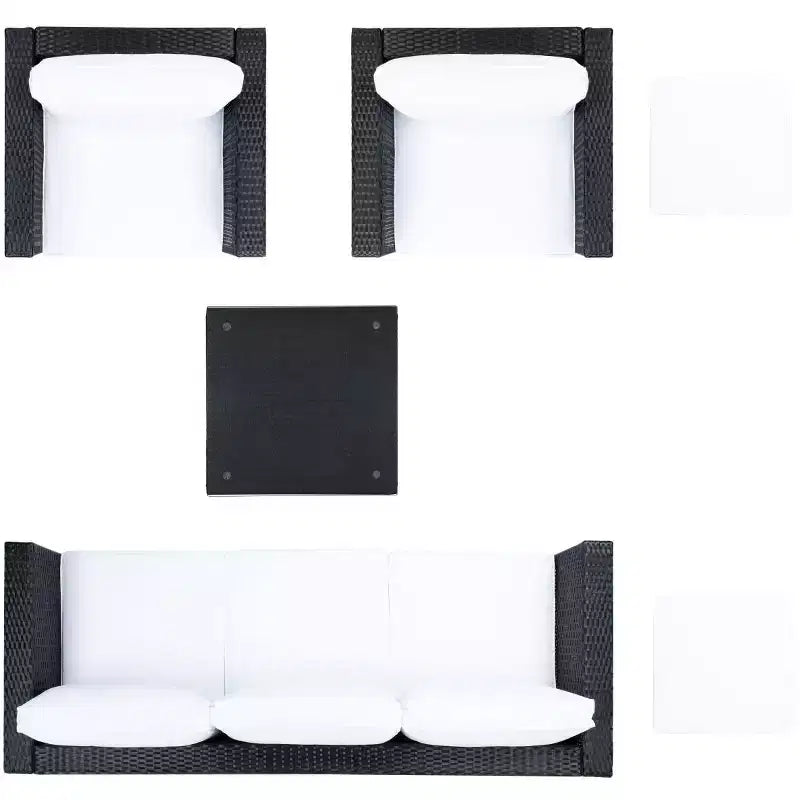 Presla 6 Piece Living Set - Indoor/Outdoor - PAT7715 - Safavieh