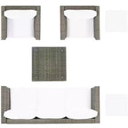 Presla 6 Piece Living Set - Indoor/Outdoor - PAT7715 - Safavieh