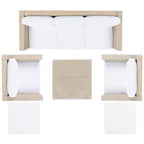 Presla 6 Piece Living Set - Indoor/Outdoor - PAT7715 - Safavieh