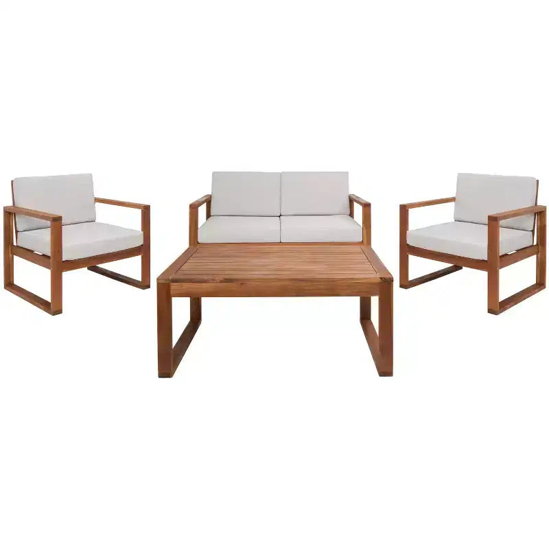 Emiko 4 Piece Living Set - Indoor/Outdoor - PAT7312 - Safavieh