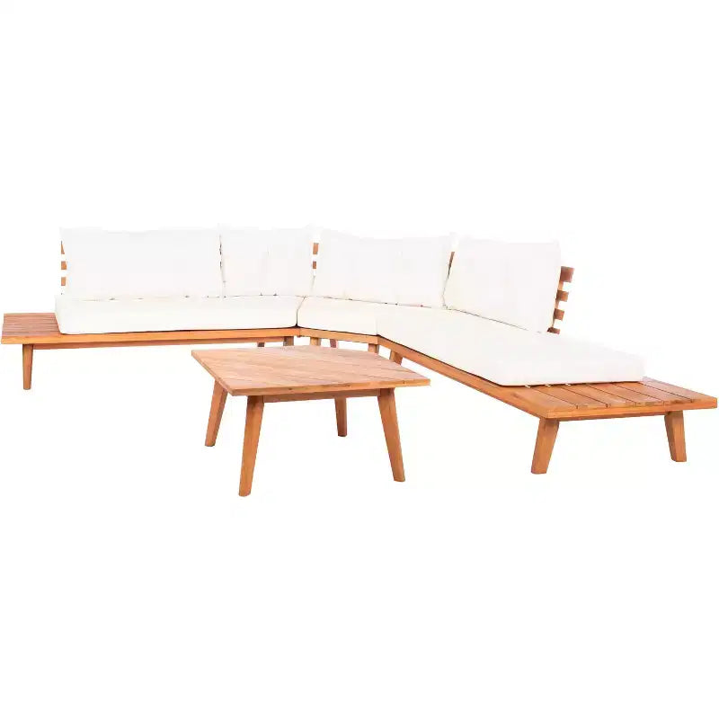 Lansen 4 Piece Corner Living Set - Indoor/Outdoor - PAT7055 - Safavieh