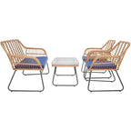 Roston 4 Piece Living Set - Indoor/Outdoor - PAT9005 - Safavieh