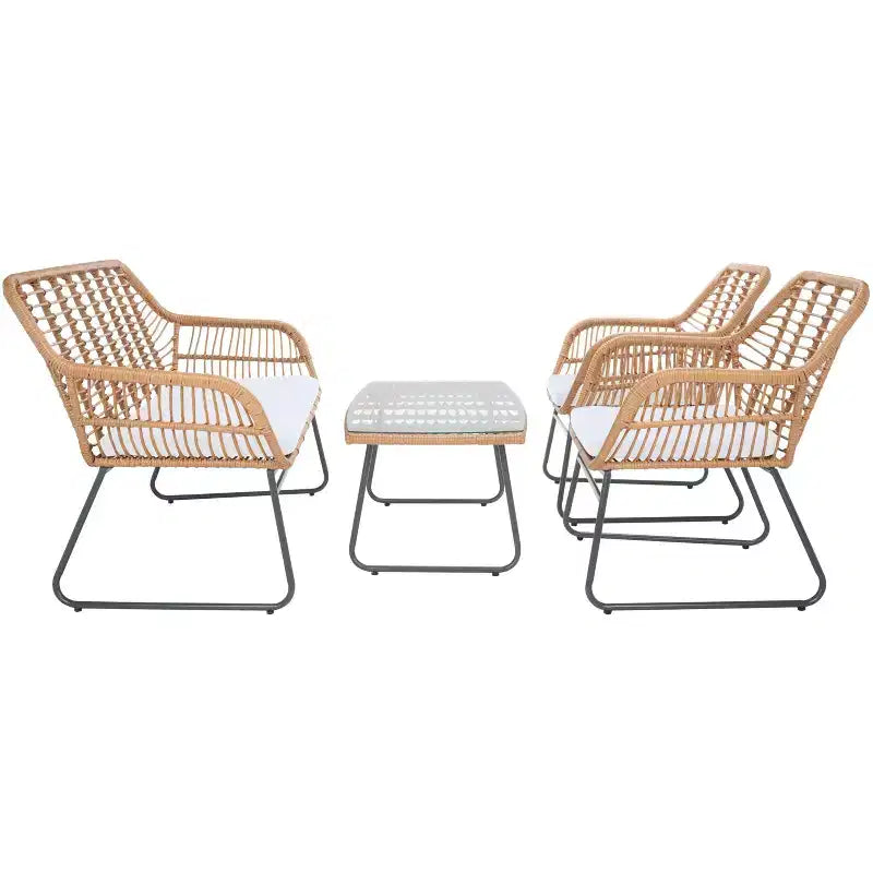 Roston 4 Piece Living Set - Indoor/Outdoor - PAT9005 - Safavieh