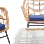 Roston 4 Piece Living Set - Indoor/Outdoor - PAT9005 - Safavieh