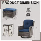 UPTIOT 5-Piece Seating Group with Cushions