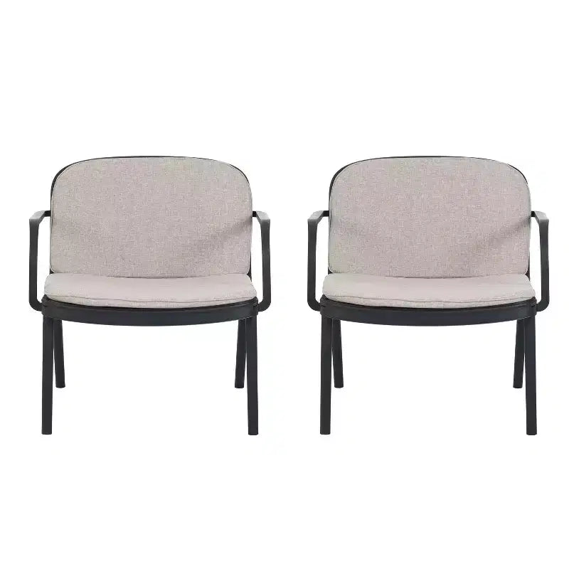 Christopher Knight Home Gunda Outdoor Modern 3 Pieces Polypropylene Upholstered Loveseat and Chair Set