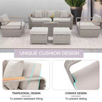 EROMMY 7 - Person Outdoor Seating Group with Cushions