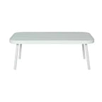 Christopher Knight Home Belle 4 Piece Modern Patio Metal and Rope Upholstered Seating Set with Coffee Table