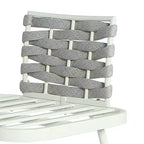 Christopher Knight Home Belle 4 Piece Modern Patio Metal and Rope Upholstered Seating Set with Coffee Table