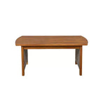 Christopher Knight Home Valentina Patio 4 Piece Rustic Rope Weave Acacia Wood Furniture Set with Cushions
