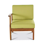 Christopher Knight Home Perla Outdoor 8 Seater Acacia Wood Chat Set with Cushions