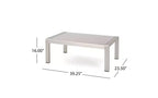 GDFStudio Martha Outdoor Aluminum Loveseat and Coffee Table Set with Cushions