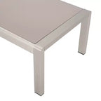 GDFStudio Martha Outdoor Aluminum Loveseat and Coffee Table Set with Cushions