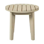 Christopher Knight Home Bennett Rustic 3 Piece Patio Acacia Wood Club Chairs with Round Accent Table