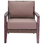 Courtyard Casual Bridgeport II 3 pc Club Chair Set Includes: Two Club Chairs and One End Table