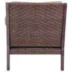 Courtyard Casual Bridgeport II 3 pc Club Chair Set Includes: Two Club Chairs and One End Table