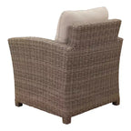 Courtyard Casual Capri 5 pc Relax Chat Set Includes: One End Table, Two Club Chairs and Two Ottomans