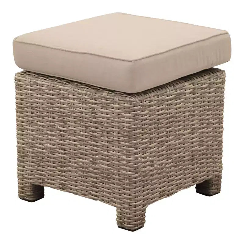 Courtyard Casual Capri 5 pc Relax Chat Set Includes: One End Table, Two Club Chairs and Two Ottomans