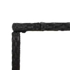 vidaXL Patio Bar Set with Cushions Table and Stool Outdoor Black Poly Rattan