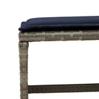 vidaXL Patio Dining Set Set of 8 Gray