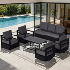 UPTIOT 6-Piece Outdoor Patio Conversation Set