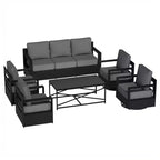 UPTIOT 6-Piece Outdoor Patio Conversation Set