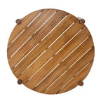 Christopher Knight Home Adalyn 4 Piece Outdoor Aacia Wood Seating Set with Table and Cushions