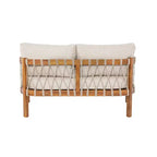 Christopher Knight Home Adalyn 4 Piece Outdoor Aacia Wood Seating Set with Table and Cushions