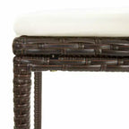 vidaXL Garden Bar Set with Solid Acacia and Poly Rattan