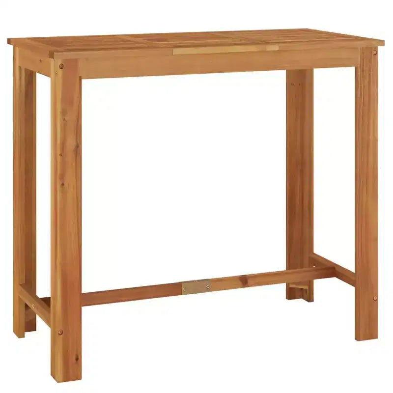vidaXL Garden Bar Set with Solid Acacia and Poly Rattan