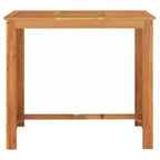 vidaXL Garden Bar Set with Solid Acacia and Poly Rattan