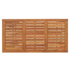 vidaXL Garden Bar Set with Solid Acacia and Poly Rattan