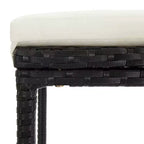 vidaXL Garden Bar Set with Solid Acacia and Poly Rattan