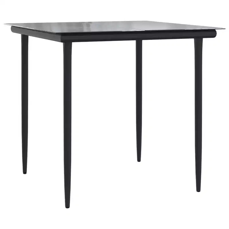 vidaXL Trendy Poly Rattan Patio Dining Set