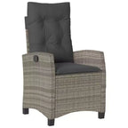 vidaXL Trendy Poly Rattan Patio Dining Set