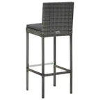 vidaXL Modern Outdoor Dining Set with Cushions - Choose Your Color