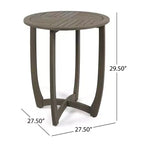 Christopher Knight Home Rahul Modern 3 Piece Acacia Patio Swivel Chairs with Rope Design and Bistro Table Set