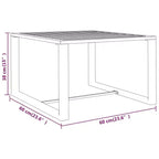 vidaXL Garden Lounge Set Anthracite Aluminum, 100% polyester Large