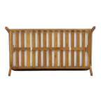 Christopher Knight Home Nolan Patio Acacia Wood and Wicker 2-Piece Loveseat Set with Coffee Table and Cushions