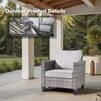 HOMLUX 10-Piece Patio Seating Bundle with 54 Fire Pit Table and Swivel Chairs Set