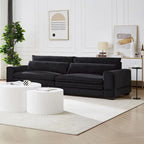 Mid-Century Sofa Couch Modern Upholstered Couch for Livingroom,Bedroom, Apartment, Home Office