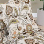 Velvet single dining chair with soft seat cushion