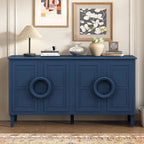 Console a 4 ante con maniglie rotonde