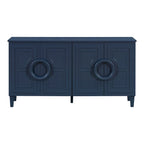 Console a 4 ante con maniglie rotonde