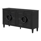 Console a 4 ante con maniglie rotonde